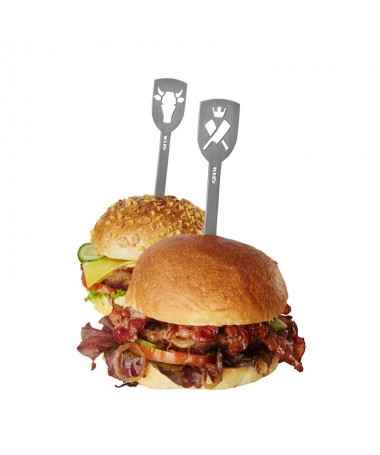 Szpikulce do hamburgerów TORRO, 2 szt. byk, młot Gefu