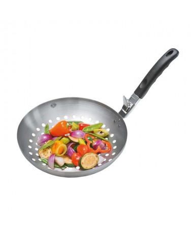 Wok do grillowania warzyw z odpinanym uchwytem BBQ Gefu