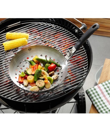 Wok do grillowania warzyw z odpinanym uchwytem BBQ Gefu 2