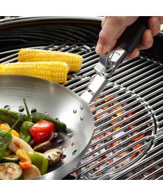 Wok do grillowania warzyw z odpinanym uchwytem BBQ Gefu