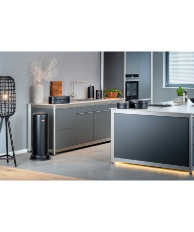 Kosz na śmieci 30l Big BaseBoy czarny Wesco 2
