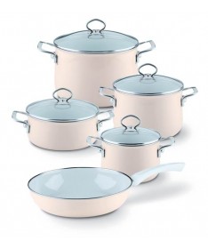 RIESS - Zestaw garnków 5cz. Avorio