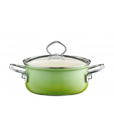 Garnek niski z pokrywą 16cm Smaragd Riess