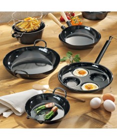 RIESS - Patelnia głęboka z dwoma uchwytami 20cm