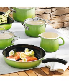 RIESS - Garnek niski z pokrywą 1,0l 16cm Smaragd