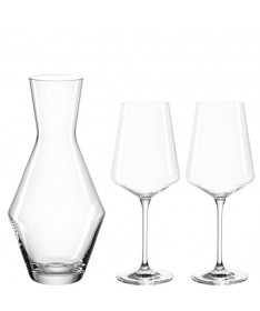 Zestaw 3cz. karafka+2 kieliszki PUCCINI