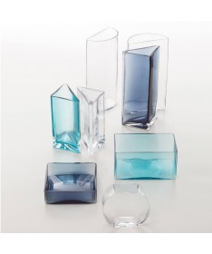 Wazon trójkątny turkusowy 23cm CENTRO