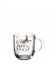 Szklanka 0,4l Love you to... EMOZIONE