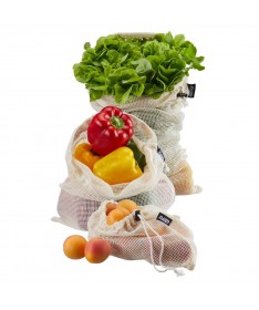 Siatka na owoce i warzywa AWARE, S/M/L 3 sztuki