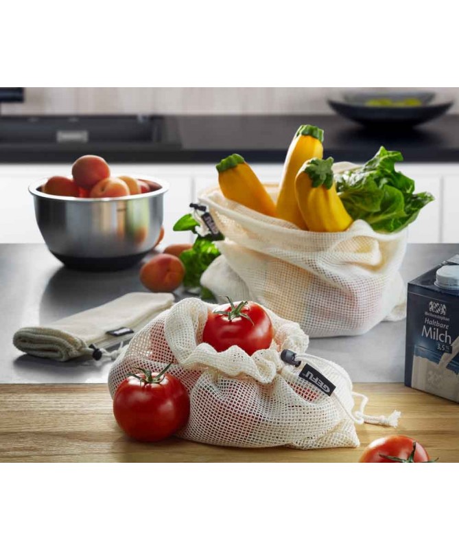 Siatka na owoce i warzywa AWARE, S/M/L 3 sztuki