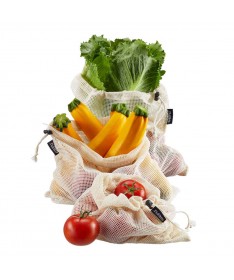 Siatka na owoce i warzywa AWARE, M, 3szt