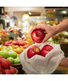 Siatka na owoce i warzywa AWARE, M, 3szt