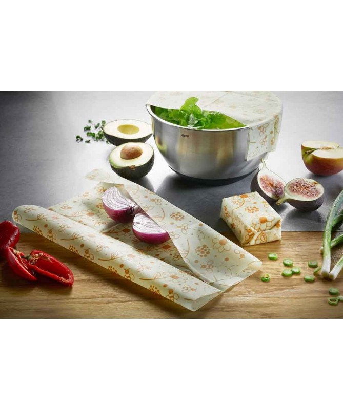 Zestaw 3 ścierek z woskiem pszczelim BEEWAYS