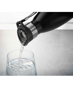 Butelka termiczna OLIMPIO, czarna, 500ml