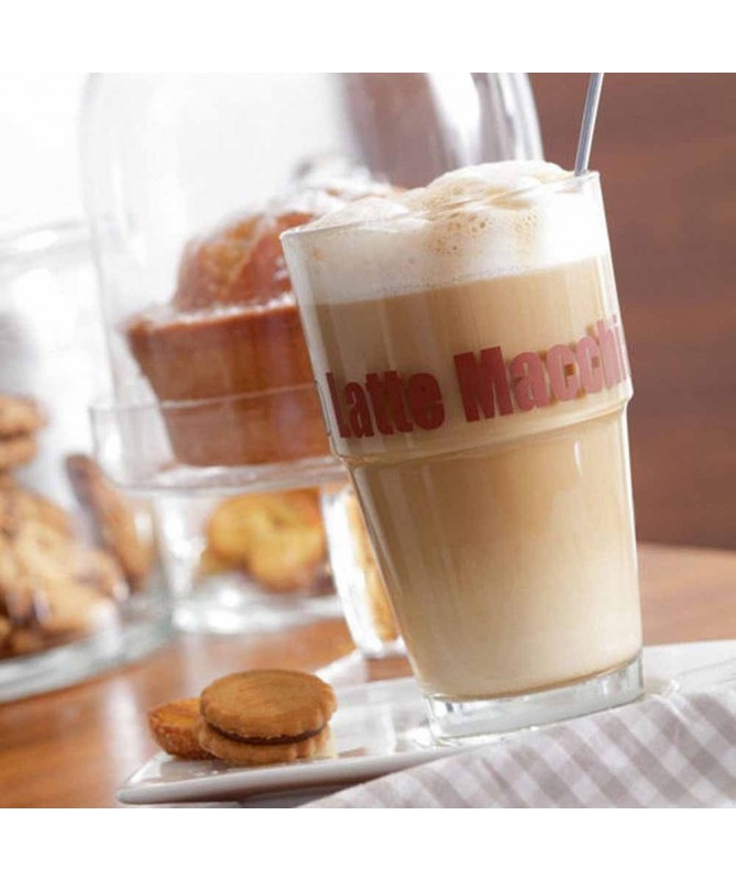 Zestaw 2 szklanek z łyżeczkami Latte Solo -...