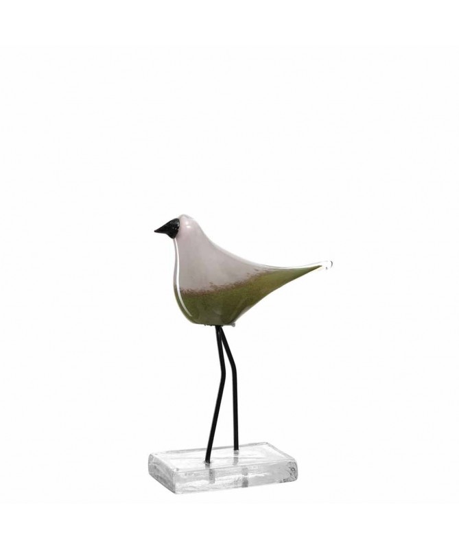 Figurka ptak 26cm Casolare zielona- Leonardo