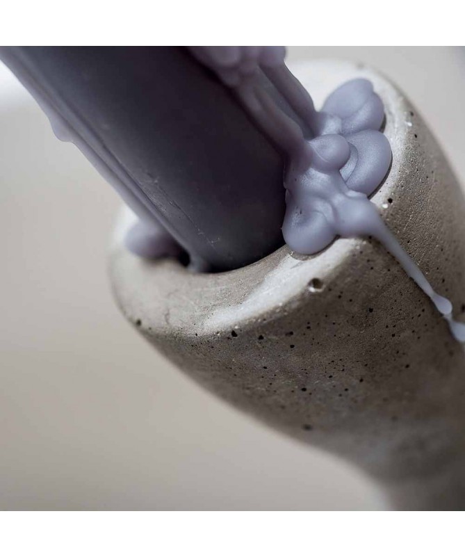 Świecznik betonowy 17cm Milano - Leonardo