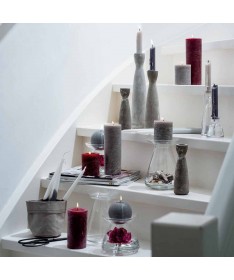 Świecznik betonowy 17cm Milano - Leonardo