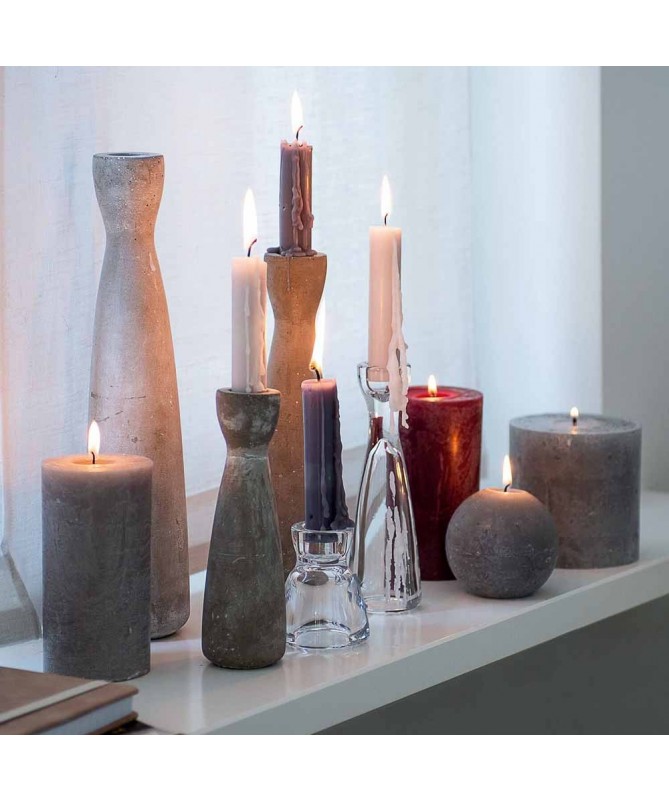 Świecznik betonowy 17cm Milano - Leonardo