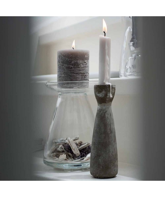 Świecznik betonowy 17cm Milano - Leonardo