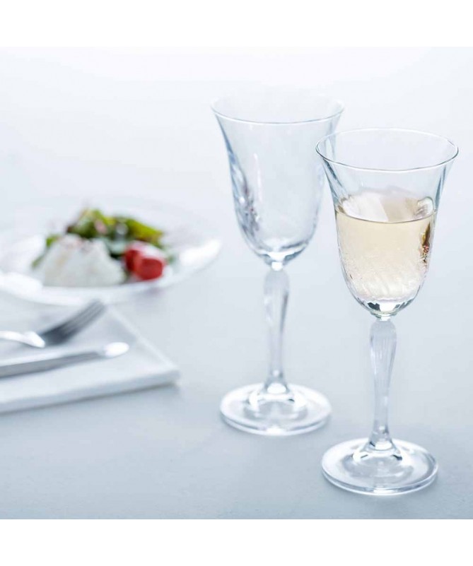 Zestaw 6 kieliszków białe wino 200ml VOLTERRA