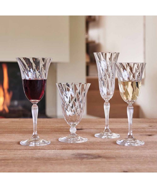 Zestaw 6 kieliszków białe wino 200ml VOLTERRA