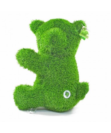 Figurka rzeźba ze sztucznej trawy NIEDZWIEDŹ 50cm 2