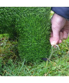 Figurka rzeźba ze sztucznej trawy PIES STOJĄCY 50cm