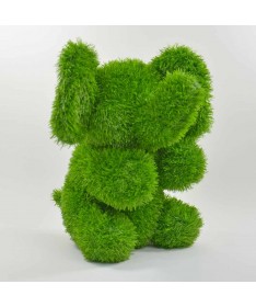 Figurka rzeźba ze sztucznej trawy SŁONIK 35cm
