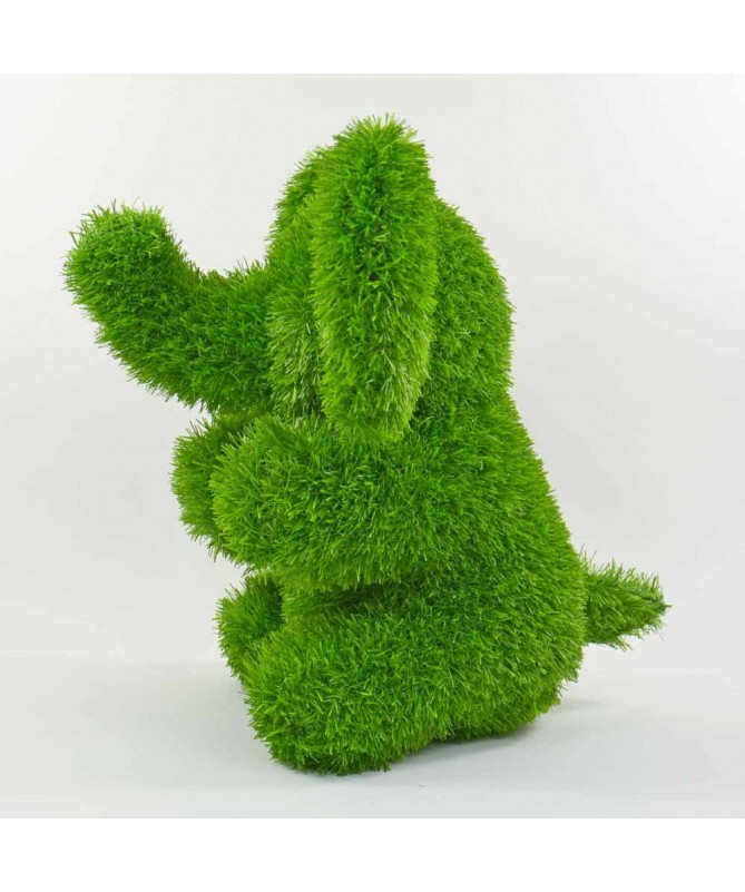 Figurka rzeźba ze sztucznej trawy SŁONIK 35cm