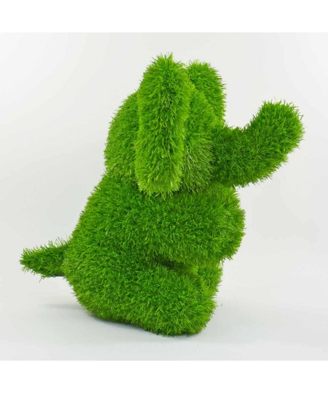 Figurka rzeźba ze sztucznej trawy SŁONIK 35cm