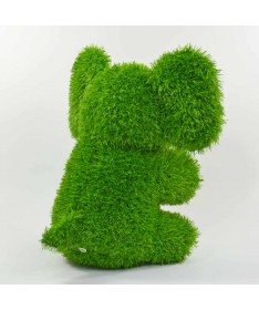 Figurka rzeźba ze sztucznej trawy SŁONIK 35cm