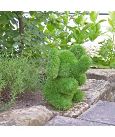 Figurka rzeźba ze sztucznej trawy SŁONIK 35cm