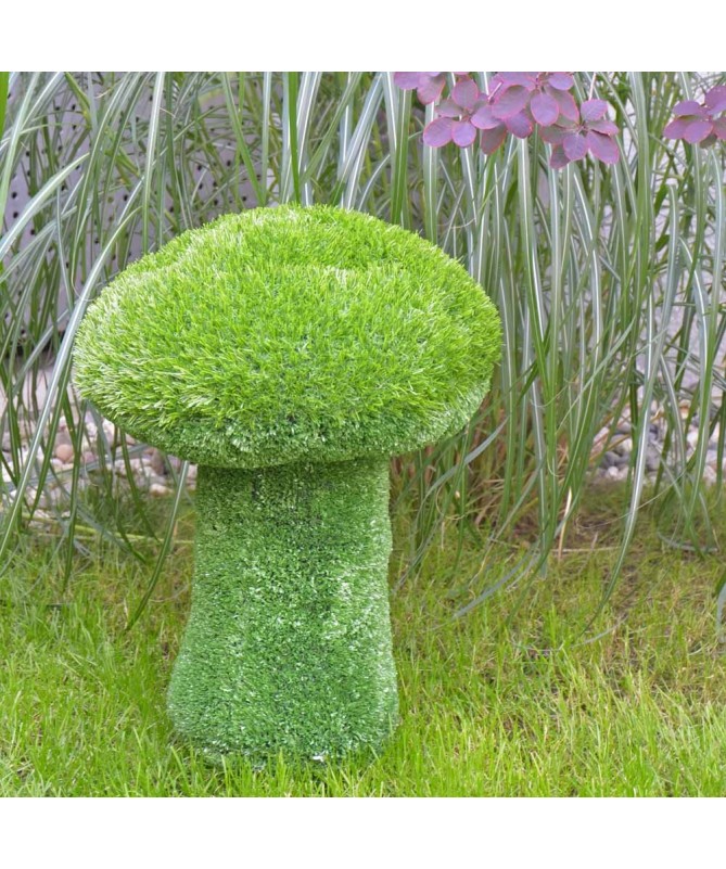 Figurka rzeźba ze sztucznej trawy GRZYB 50cm