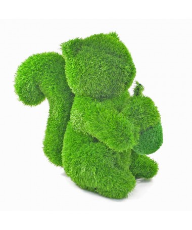 Figurka rzeźba ze sztucznej trawy WIEWIÓRKA 50cm