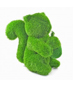 Figurka rzeźba ze sztucznej trawy WIEWIÓRKA 50cm