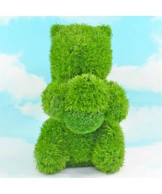 Figurka rzeźba ze sztucznej trawy WIEWIÓRKA 50cm