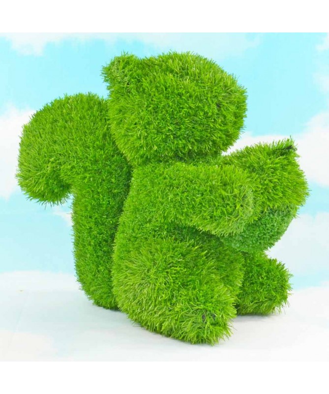 Figurka rzeźba ze sztucznej trawy WIEWIÓRKA 50cm