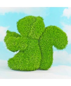 Figurka rzeźba ze sztucznej trawy WIEWIÓRKA 50cm