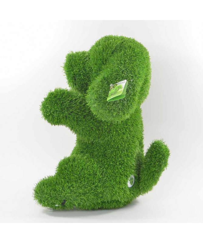 Figurka ze sztucznej trawy PIES SIEDZĄCY 50cm