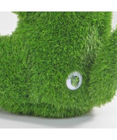 Figurka ze sztucznej trawy PIES SIEDZĄCY 50cm