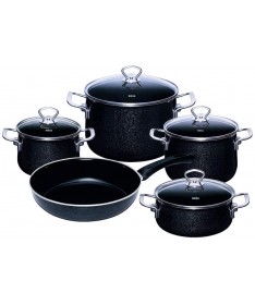 RIESS - Zestaw garnków 5cz. Black Magic RIESS