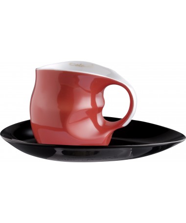 Colani zestaw 2cz. do cappuccino red