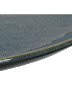 Talerz płaski 27cm niebieski 6szt MATERA