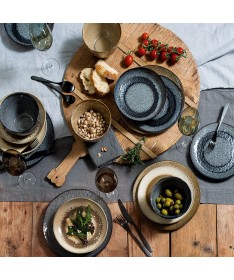 Talerz płaski 27cm piaskowy 6szt. MATERA