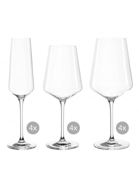 Zestaw 12cz. kieliszków Puccini