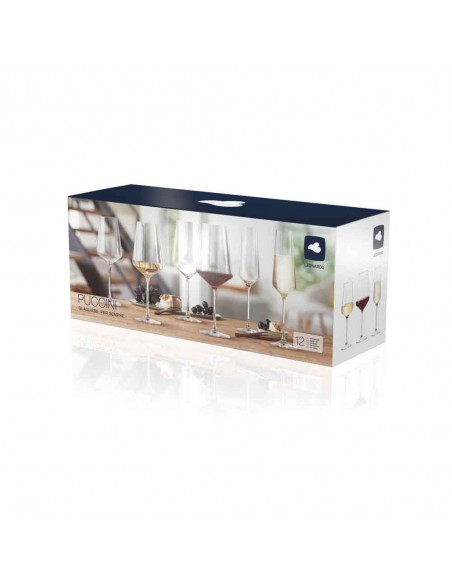Zestaw 12cz. kieliszków Puccini
