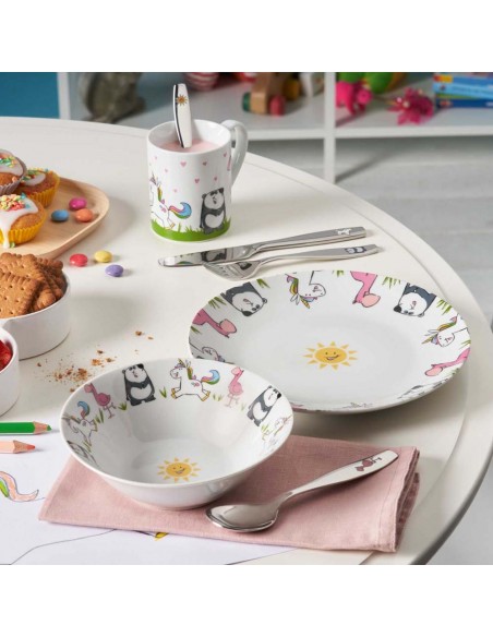 Zestaw śniadaniowy 3cz. Dziewczynka