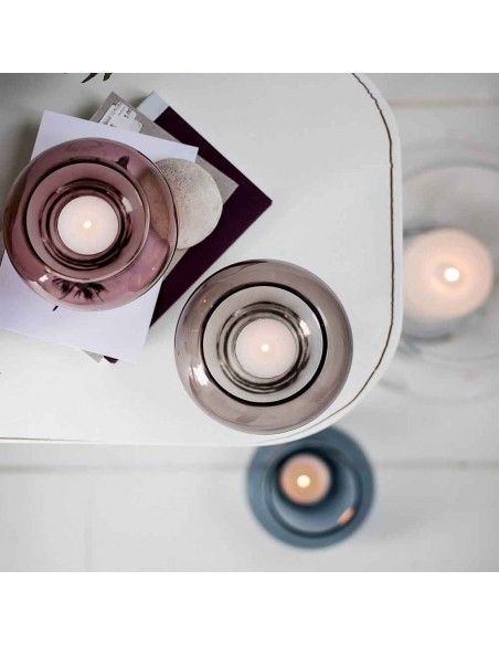 Teelight 9 rose Milano