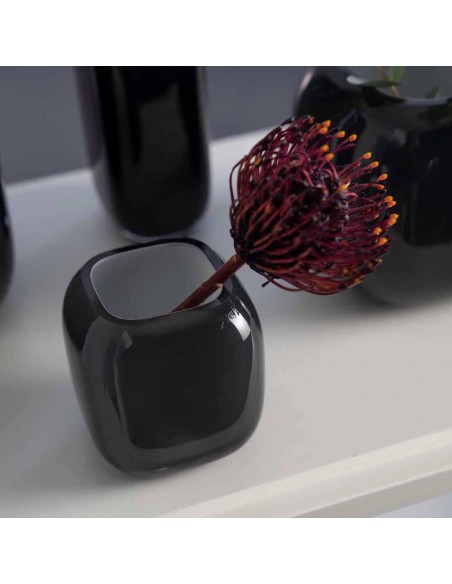 Wazon 9cm czarny Milano - Leonardo